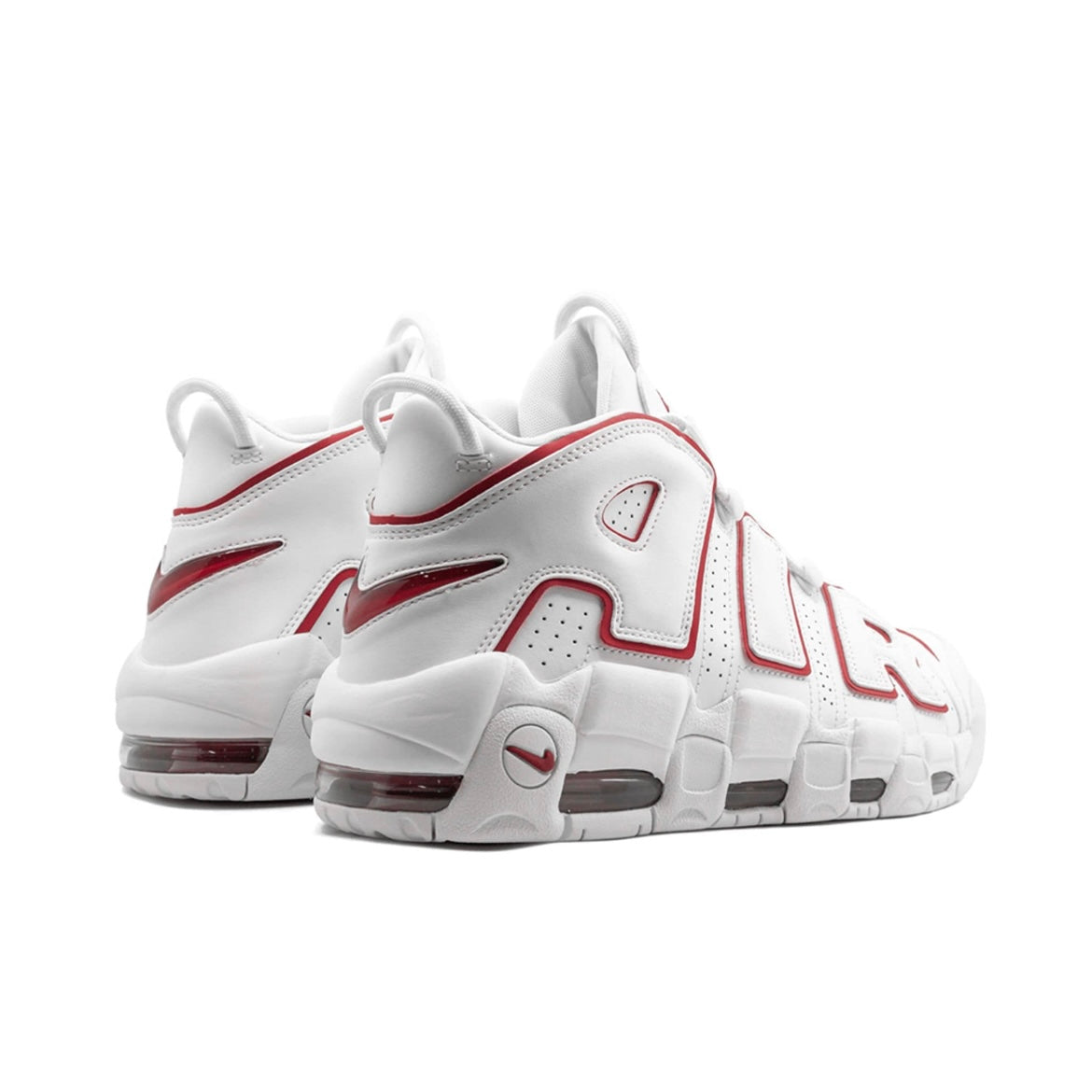 Air Uptempo- White Varsity Red