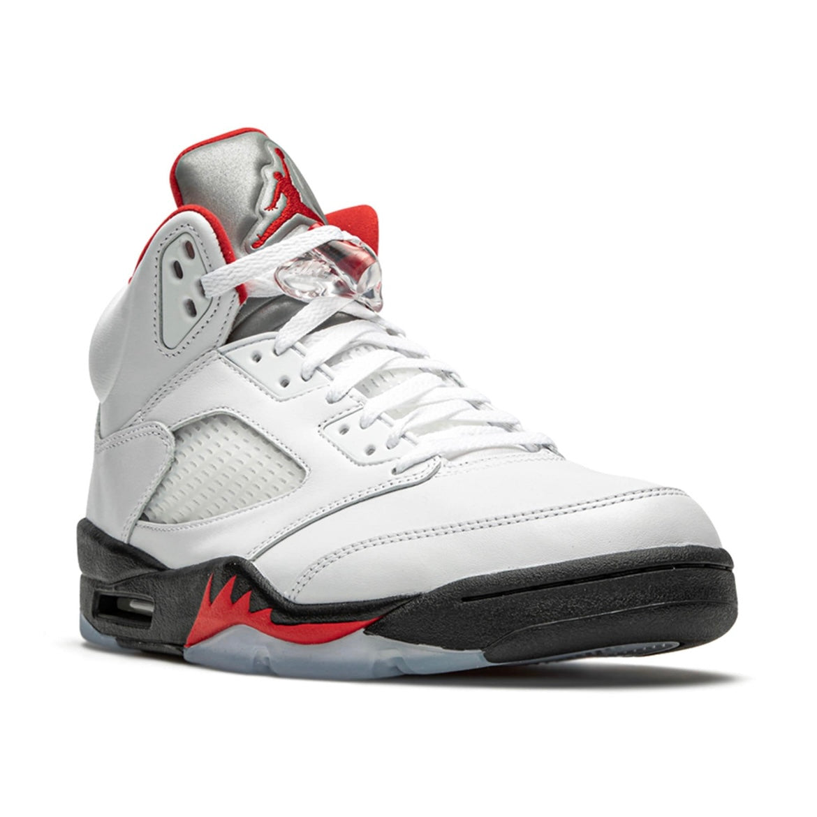 Air Jordan 5 - Fire Red Silver Tongue